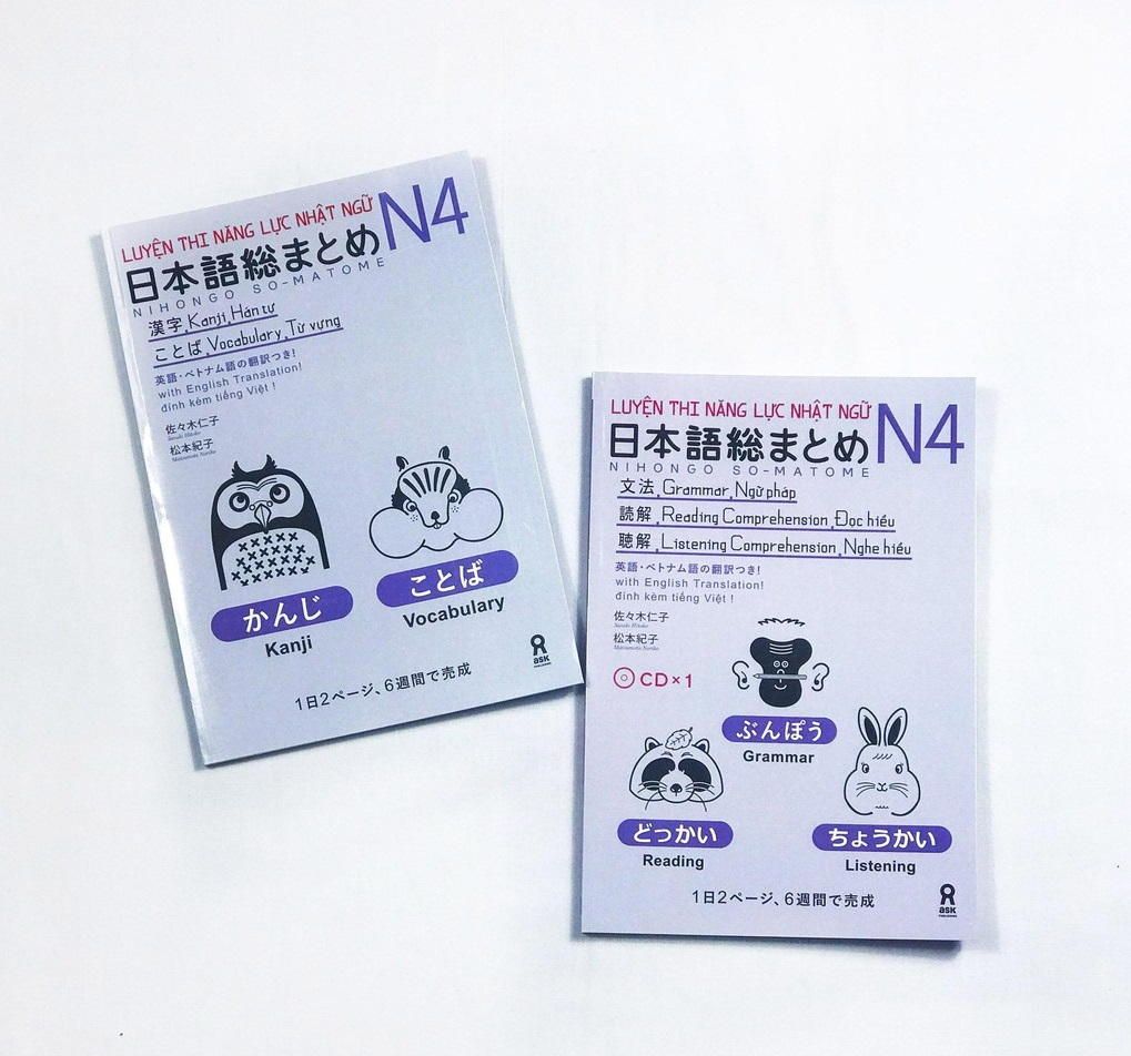 Nihongo Soumatome N4 Từ vựng- Chữ Hán