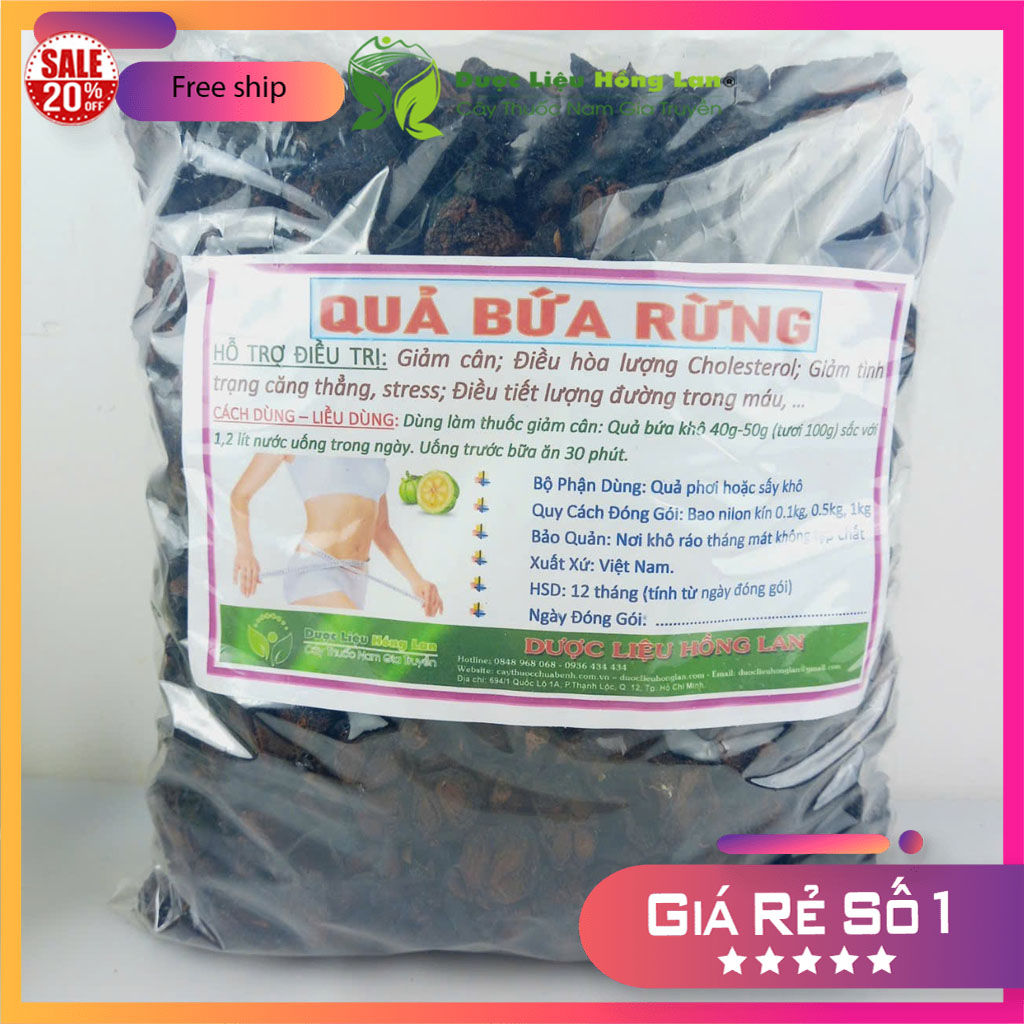 ✅ 500g Quả Bứa Rừng khô (Quả măng cụt rừng)
