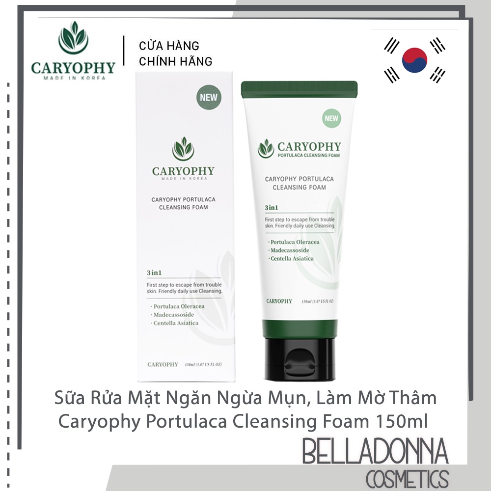 Caryophy Portulaca Cleansing Foam 150ml