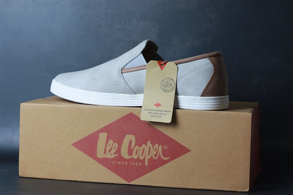 ✳✳✳ [Hàng Auth - Màu Xám] ✳ Giày Lee Cooper Slip on - Xám✳✳✳