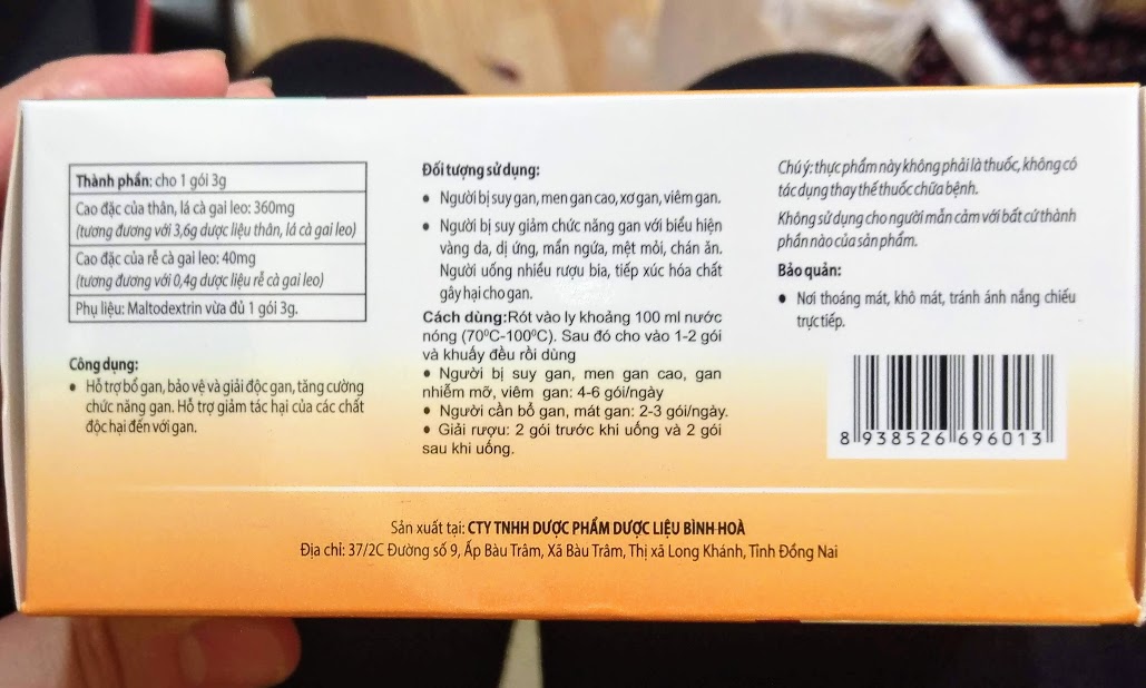 TRÀ HUỆ ĐÀ (hộp 30 gói)