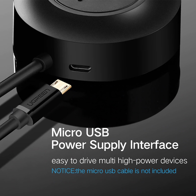 Bộ chia cổng USB 1 ra 4 Ugreen CR106 20277 - Hub chia USB