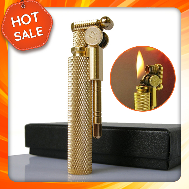 { HOT } Hộp Quẹt Bật Lửa Nhật Xăng Đá Mr. Smoke 300 Thiết Kế Độc Lạ Sang Trọng - Dùng Xăng Bấc Đá Zippo