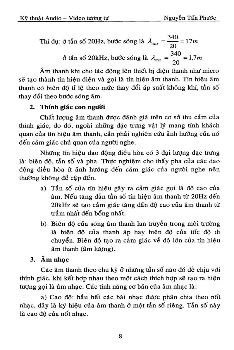 [HCM]Giáo Trình Kỹ Thuật Audio Và Video