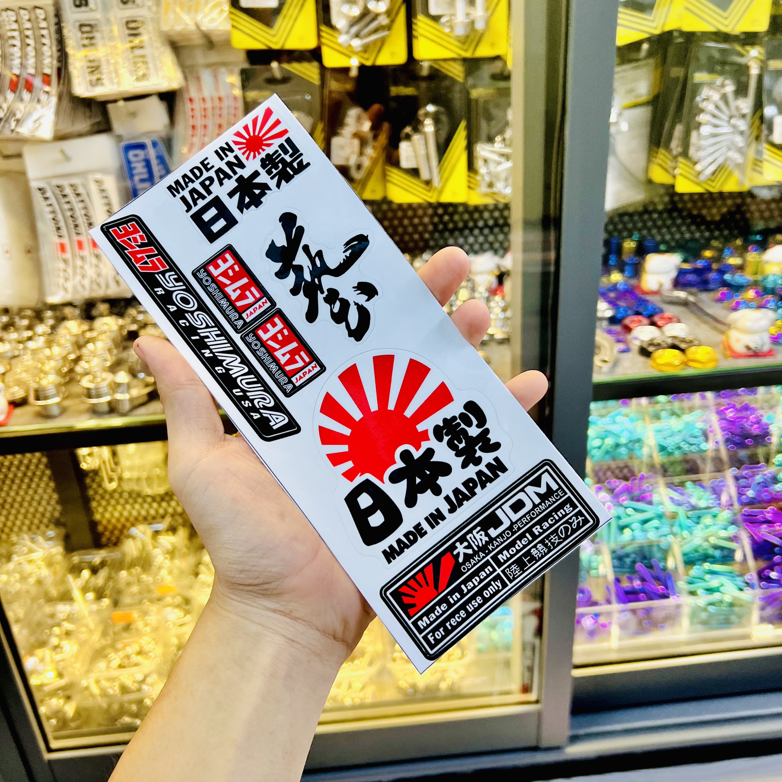 Combo Tem stick JDM/Nhật Bản | YOSHIMURA - Decal MADE IN JAPAN