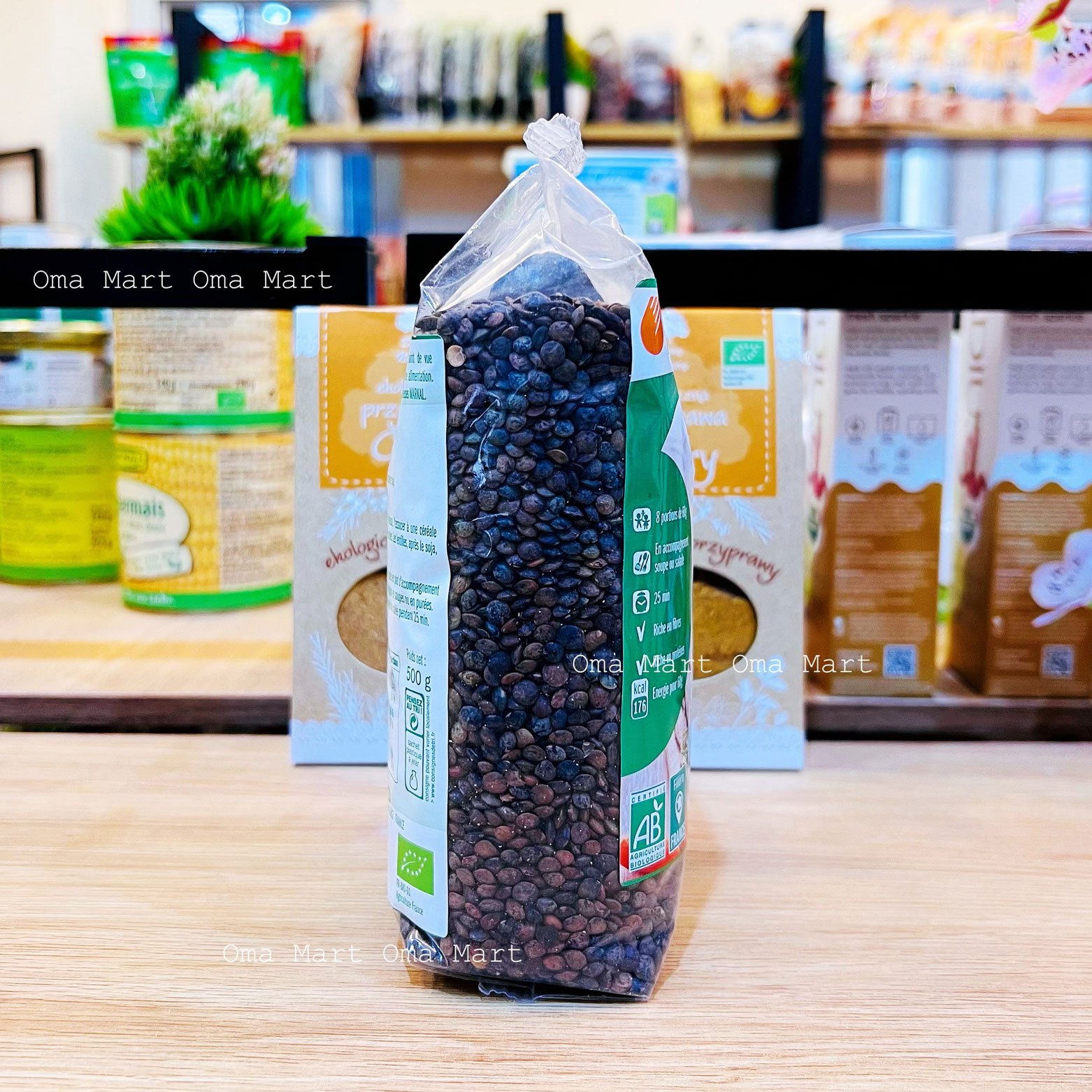 Lentils green organic MARKAL 500g