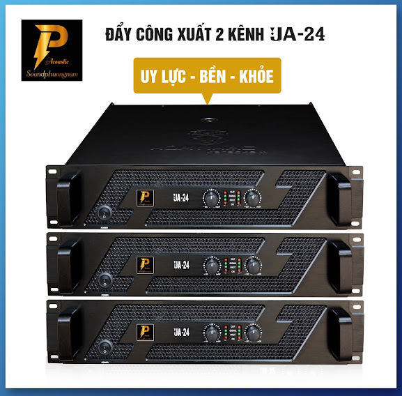 Đẩy công suất ja 24 hãng p-audio nhật bản , sản xuất đài loan, 24 sò, 1400w max.