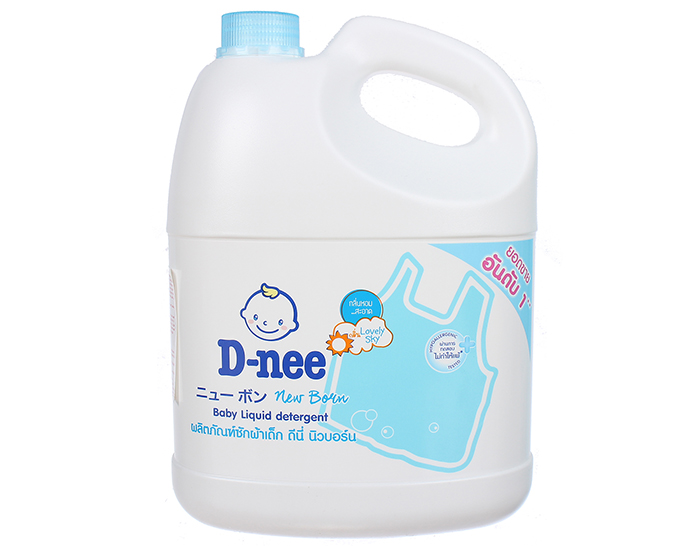 Chuyên sỉ _ 1 thùng Nước giặt dnee xanh 3000ml Thái lan.- chính hãng tem nhãn đầy đủ.
