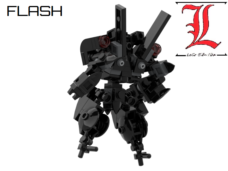 Đồ chơi lắp ráp Robot Moc mech Flash