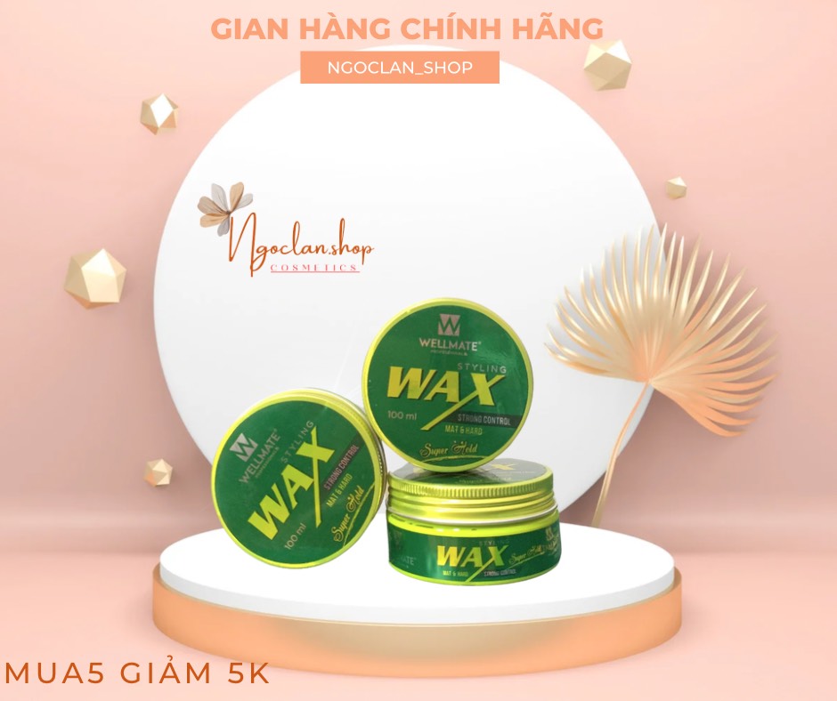 Wax tạo nếp tóc nam wellmate