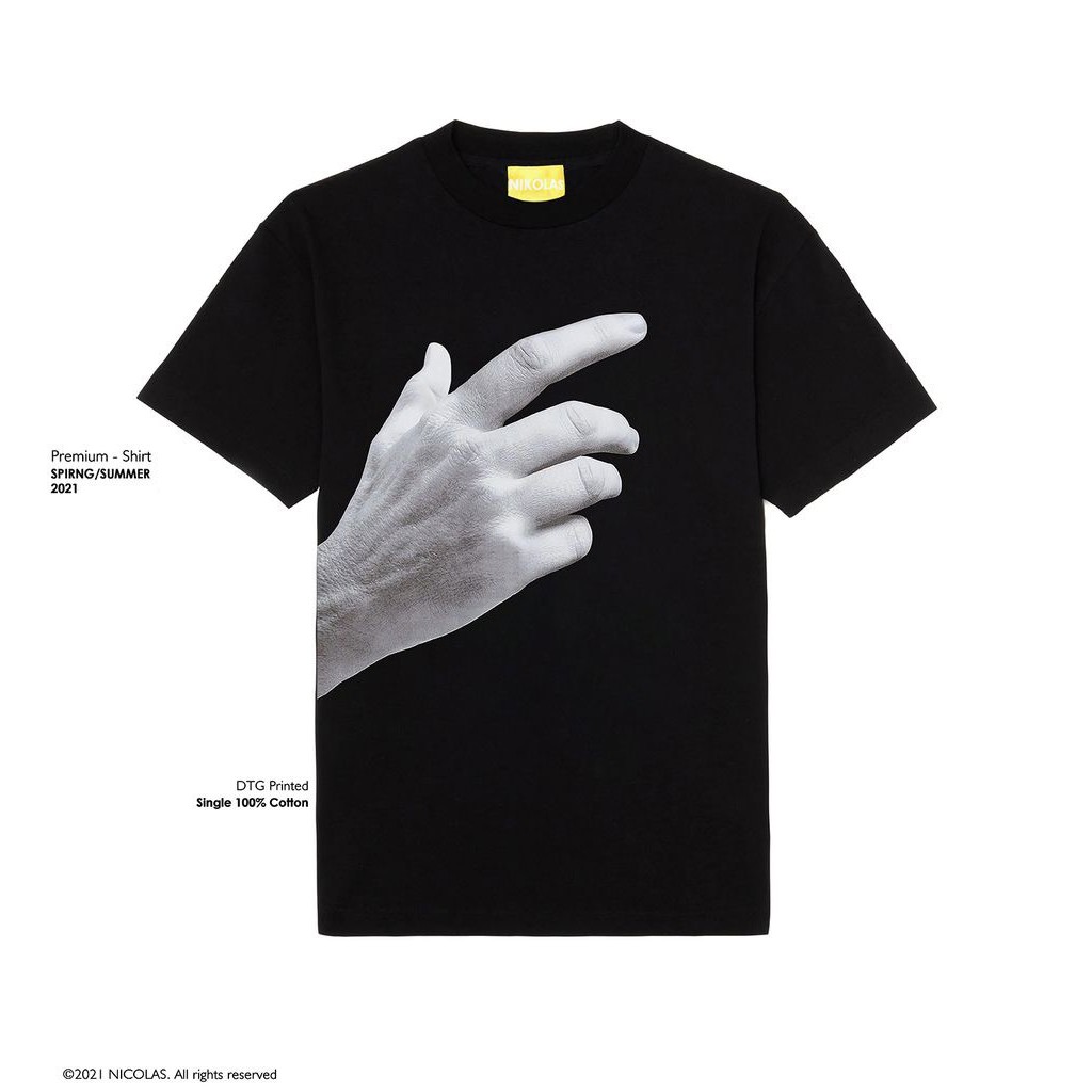 Áo thun unisex nikolas 100% cotton bt "the other hand series"
