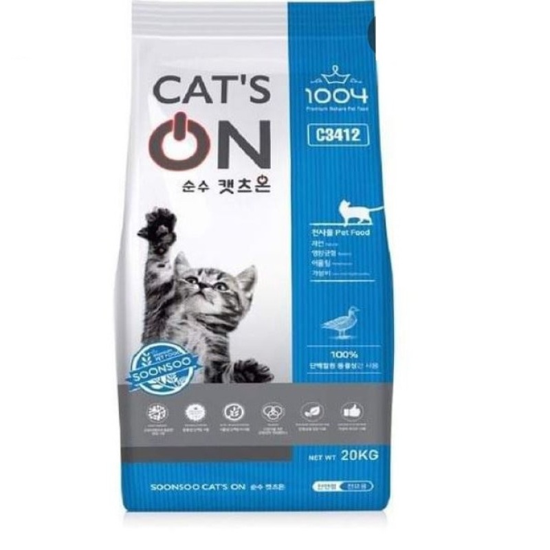 Hạt cho mèo CATSON, Hạt cho mèo mọi lứa tuổi xuất xứ Hàn Quốc túi 1kg