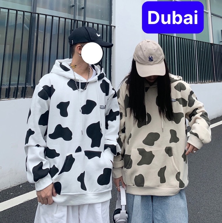 ÁO KHOÁC HOODIE NAM NỮ CHẤT NỈ UNISEX BÒ SỮA SÀNH ĐIỆU VẢI NỈ DÀY PHOM FROM RỘNG CHỐNG LẠNH NẮNG, NÓNG ĐÔNG HÈ HOT TREND - DUBAI FASHION
