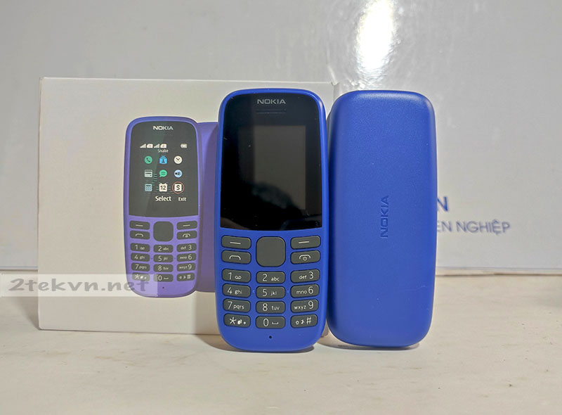 [MỚI FULL HỘP]Điện thoại 2 sim Nokia 105 (2019) giá rẻ pin trâu