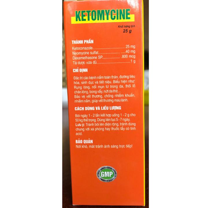 Thuốc gà đá Ketomycin [25 g] nấm, lát mào gà