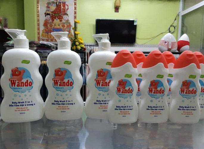 Dầu tắm gội 2 trong 1 Wando 200ml
