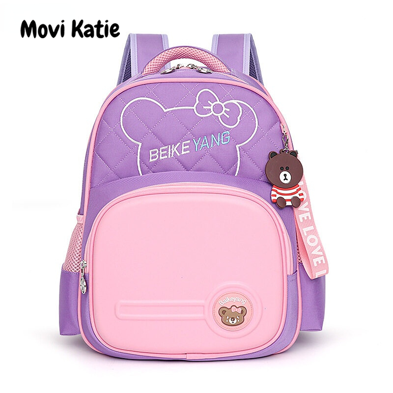 Johnn fashion Backpacks Korean version of the burden-reducing backpack elementary school schoolbag