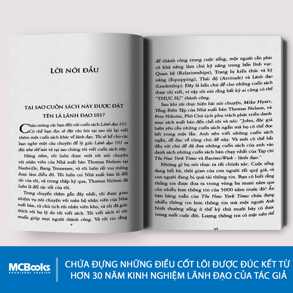 Sách - Leadership 101 - lãnh đạo 101 [MCBOOKS]