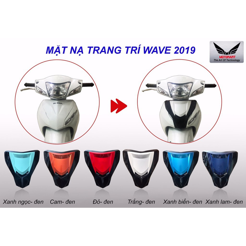 🏆 mặt nạ wave a 2017-19 kiểu 2 tầng mẫu v2 hàng loại 1 🏆