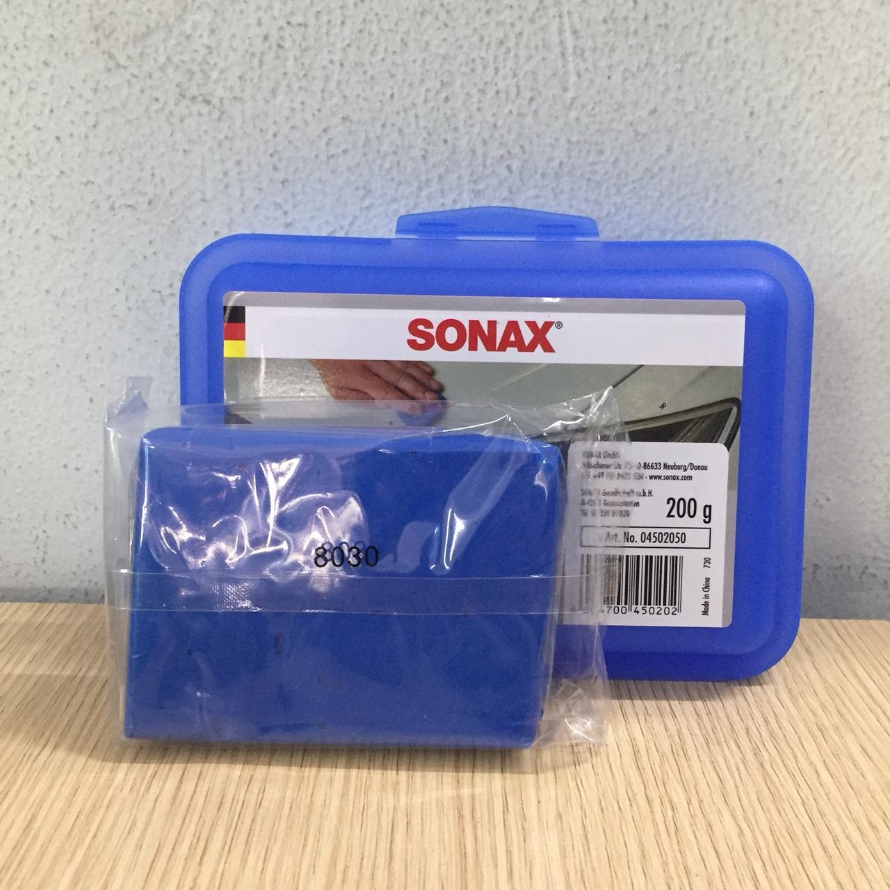 Đất sét tẩy bụi sơn chuyên dụng Sonax Clay 200g (xanh)