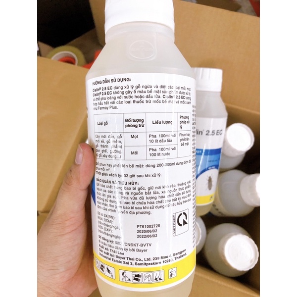 CISLIN 2.5EC - Thuốc diệt mối và mọt gỗ ( 1 lít ) .