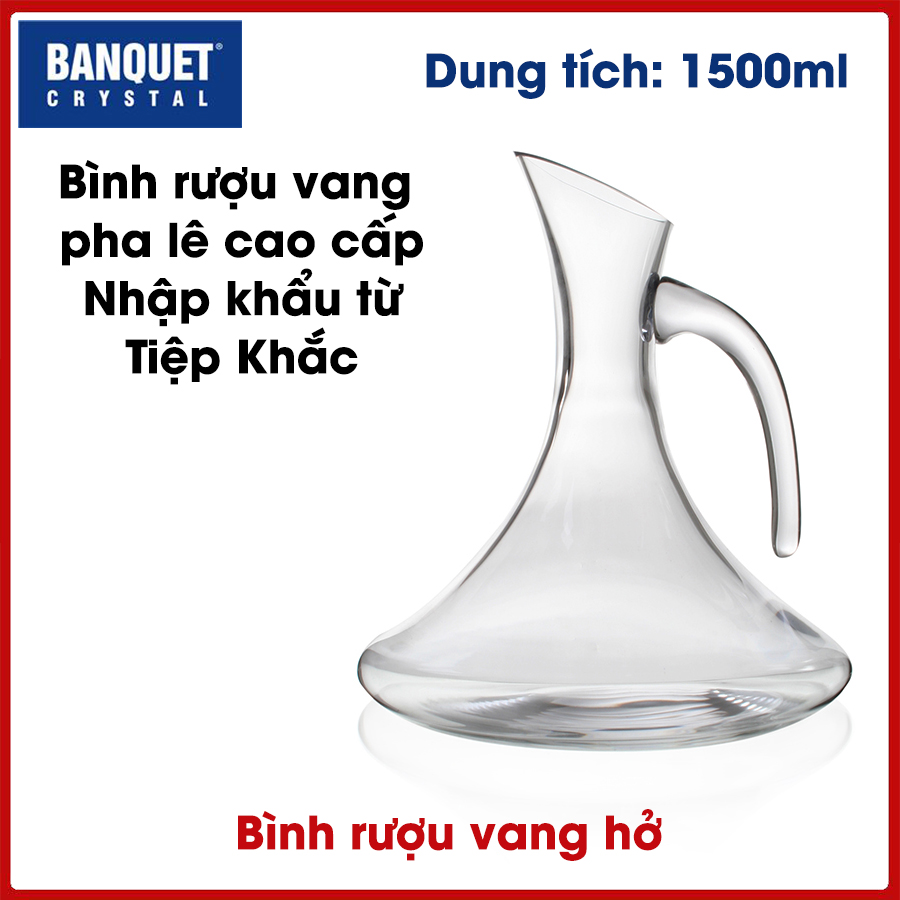 Bình đựng vang decanter dung tích 1500ml (DEC1500)