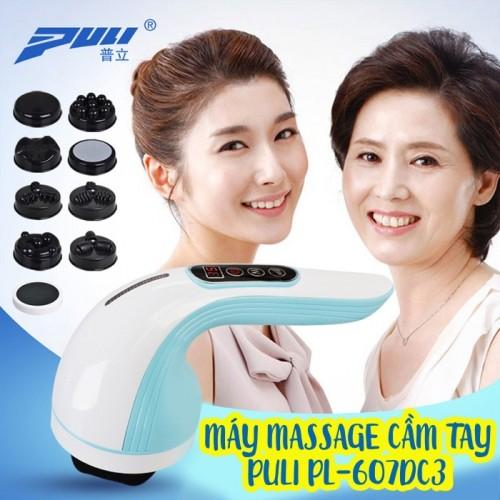 Máy massage cầm tay pin sạc 8 đầu puli pl-607dc3