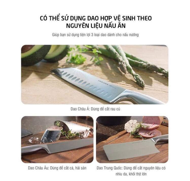 Bộ dao 7 món Lock&Lock Chef Collection CKK301