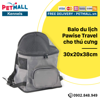 Balo du lịch Pawise Travel cho thú cưng size 30x20x38cm Petmall thumbnail
