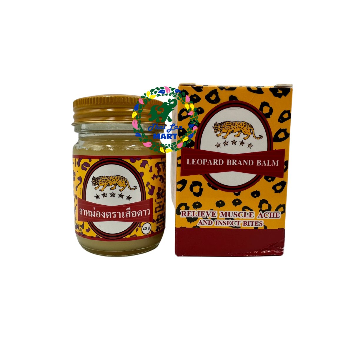 [HCM]12 LỌ DẦU CÙ LÀ CON BÁO LEOPARD BALM THÁI LAN 40 GAM