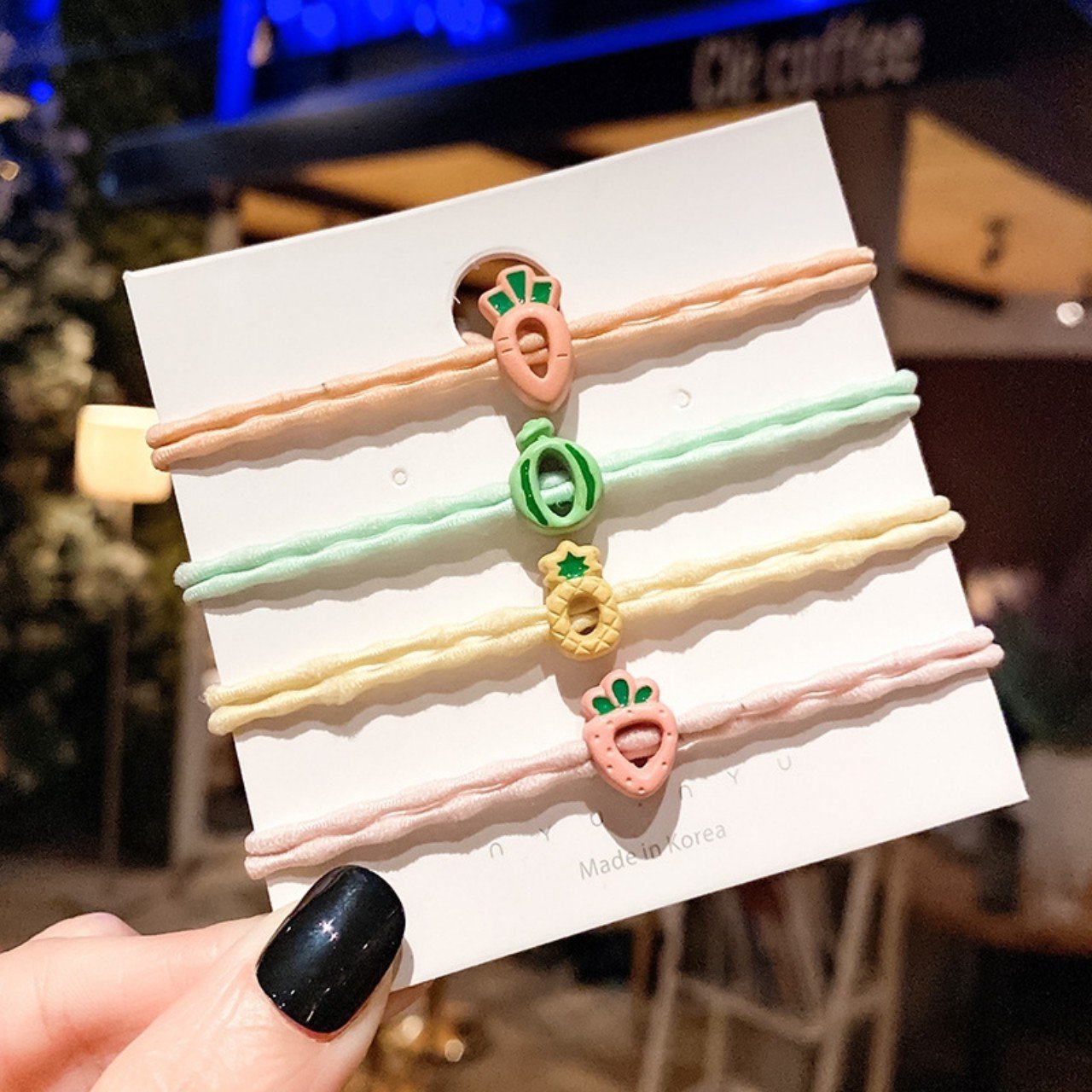 BỘ 02 THUN CỘT TÓC CUTE ĐÁNG YÊU