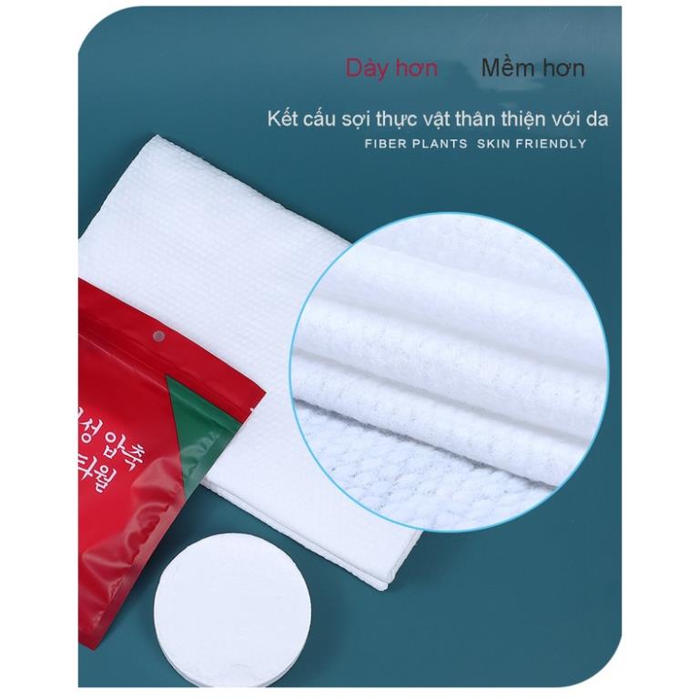 (túi đỏ)Khăn tắm nén du lịch hàn quốc 140*70cm