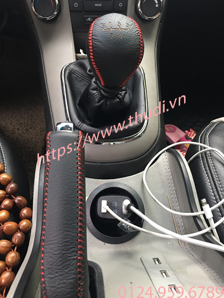 bọc cần số cruze số sàn da bò  2012 - 2018