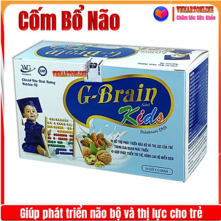 Cốm Bổ Não Dinh Dưỡng Nutrivin IQ G- Brain DHA Hỗ Trợ Phát Triển Não Bộ Và Thị Lực, Tăng Cường Trí Tuệ , Tăng Khả Năng Ghi Nhớ, Nâng Cao Hệ Miễn Dịch,-hộp 20 gói thumbnail