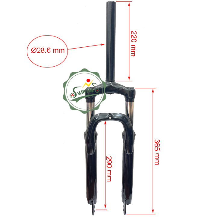 Phuộc nhún cho xe đạp MTB cổ thả