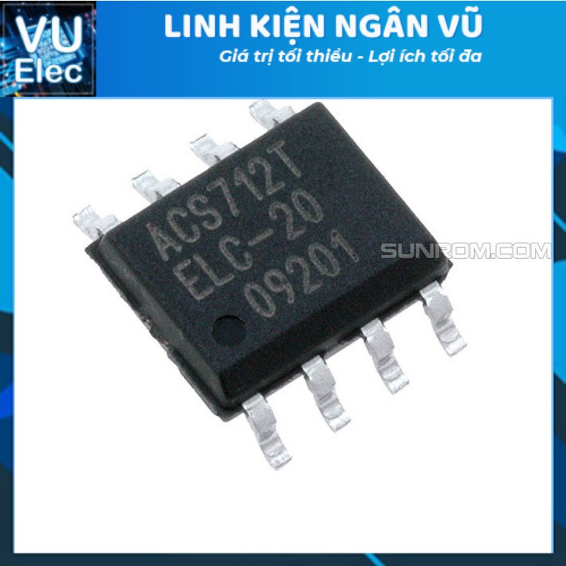ACS712-05B Cảm Biến Dòng 5A, 20A