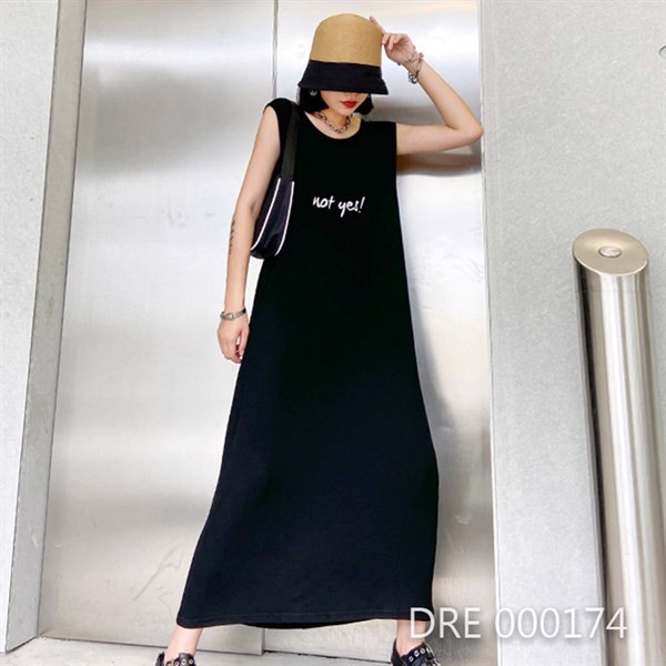 Đầm đen không tay Not Yes!