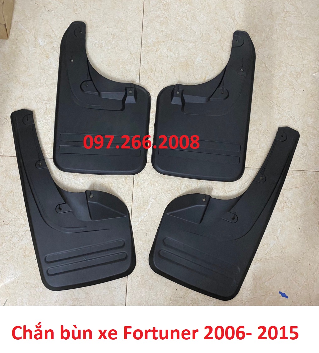 Chắn bùn 4 bánh xe toyota fortuner đời 2006 2007 2008 2009 2010 2011 2012 2013 2014 2015 - nhựa cao cấp