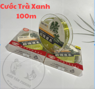 Cước câu cá, Dây trục, Cước trục Simago Trà Xanh (100m/cuộn) chính hãng