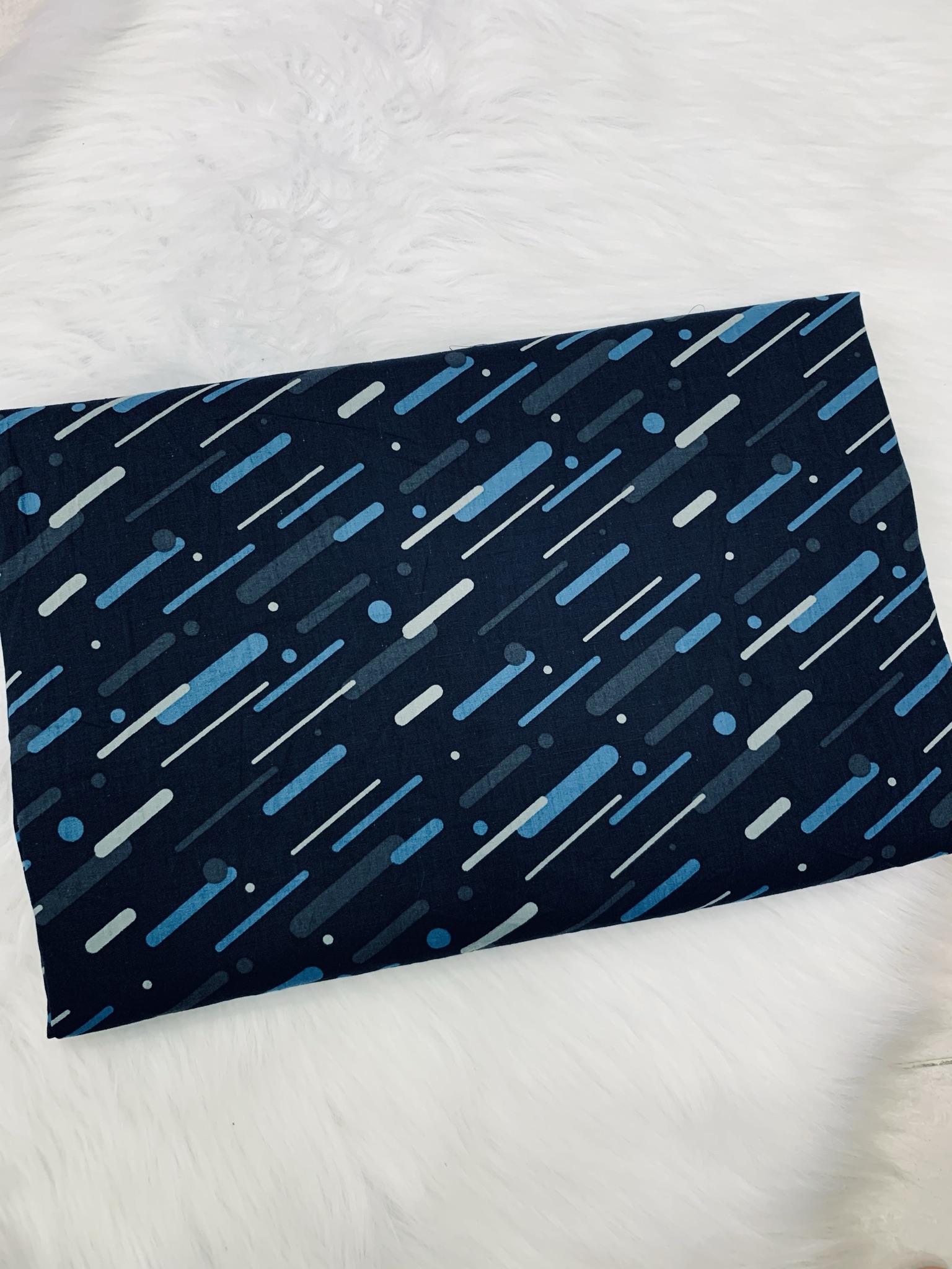Vải thô cotton hoa nhí siêu xinh hàng cây cắt mét theo yêu cầu