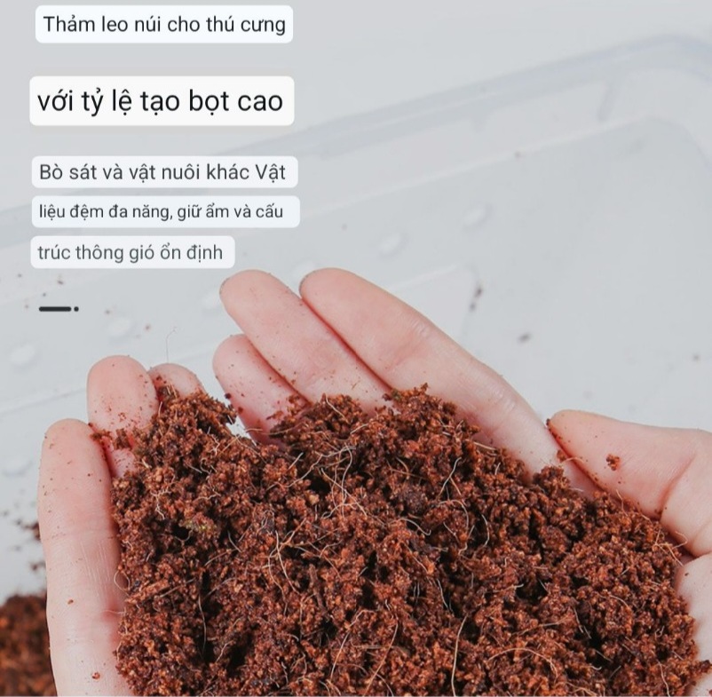 Lót chuồng cho Rùa, Bò Sát JONSANTY (mùn dừa, vỏ thông, rêu)