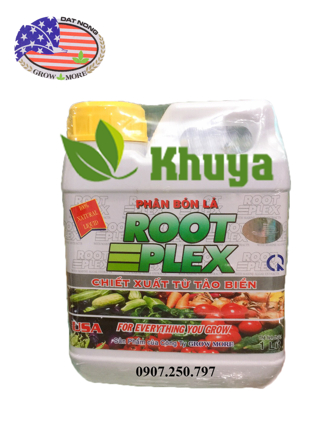 Phân bón hữu cơ RootPlex Chiết xuất từ tảo biển Lít