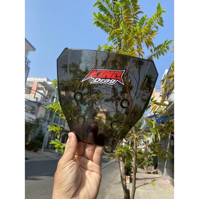 Mão chắn gió kingdrag màu khói gắn xe winner x