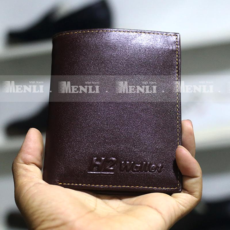[DA BÒ] Ví đứng da bò thật 100% MENLI VLZ17