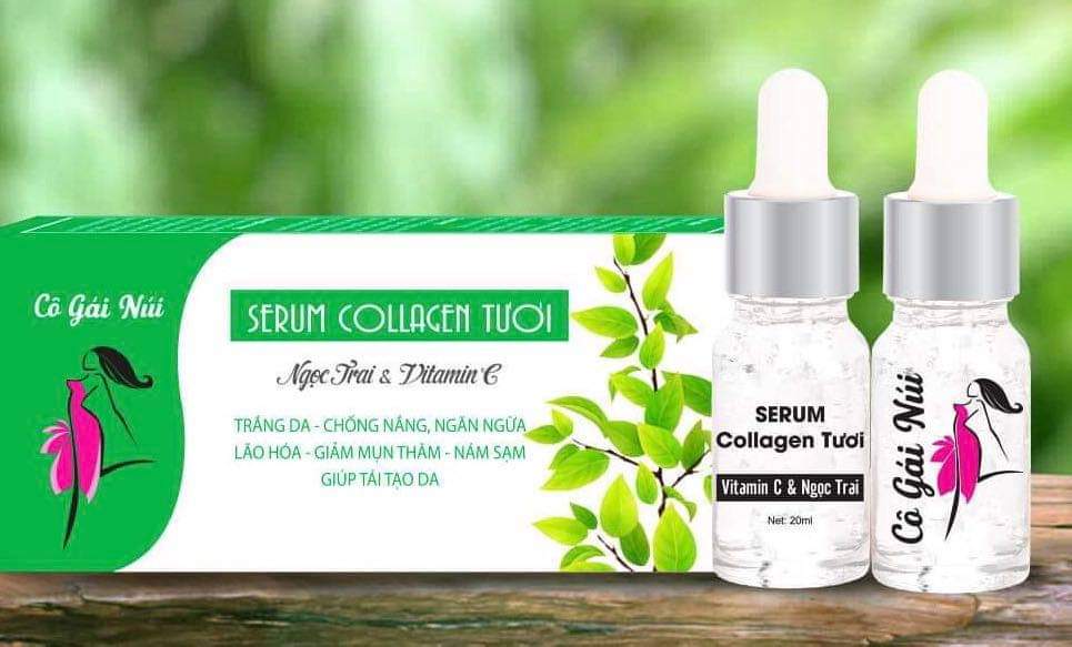SERUM và kem FACE CÔ GÁI NÚI (Hộp Kem mẫu mới)
