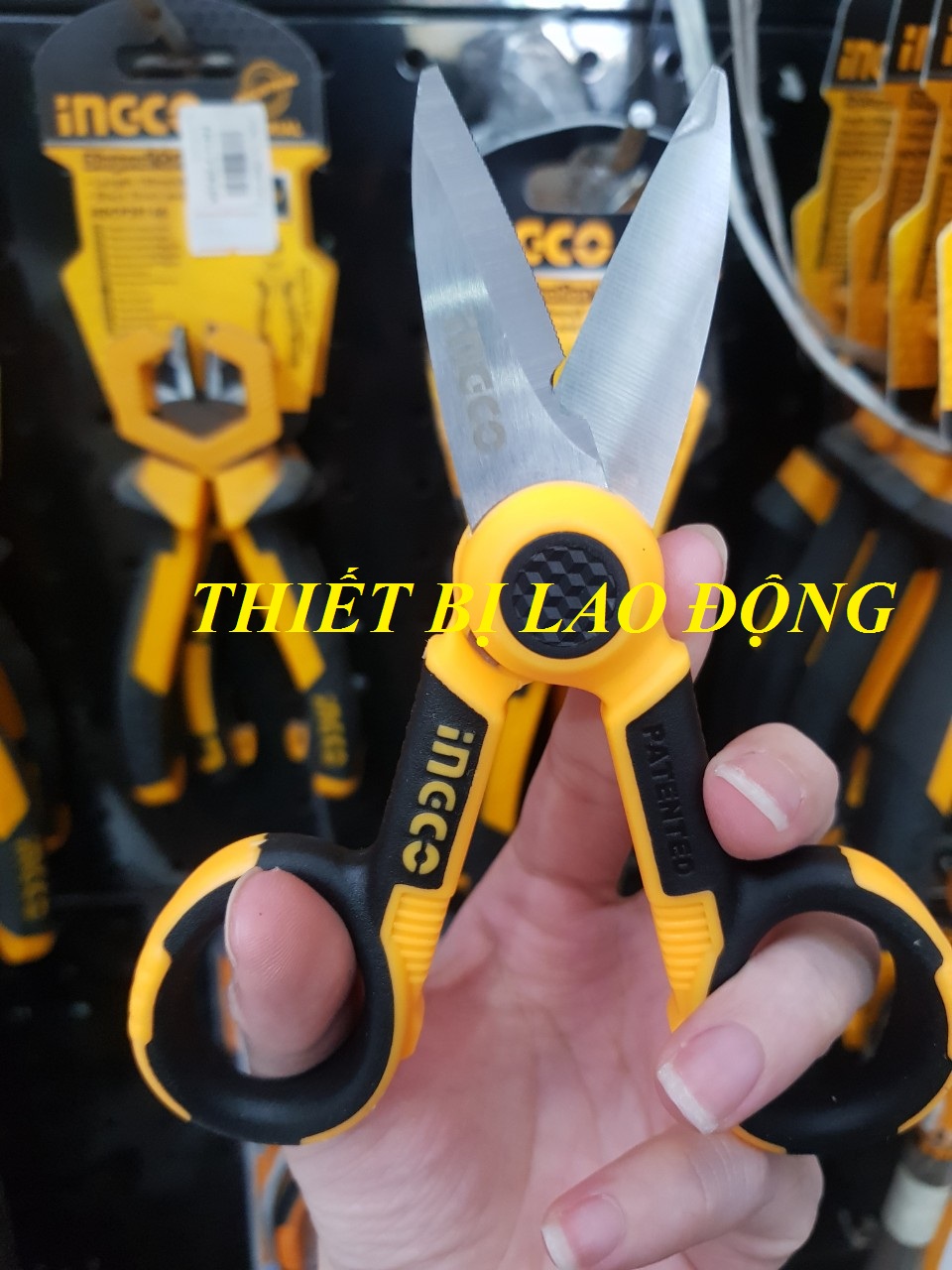 Kéo thợ điện 145mm ingco HES02855 - HES02855