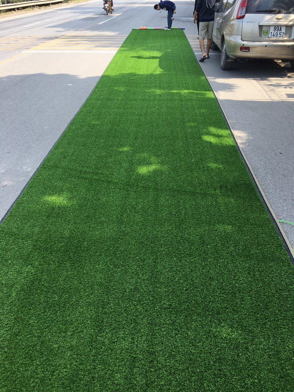 12 mét vuông thảm cỏ nhân tạo độ cao 1,5 cm(KT 2mx6m)