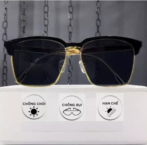 [HCM]KÍNH MÁT UNISEX CHỐNG TIA UV CỰC TỐT- KÍNH MÁT V VUÔNG  CAO CẤP KO GÂY HẠI MẮT KHI ĐEO KÍNH - KÍNH RÂM SWB PHONG CÁCH HÀN QUỐC SANG CHẢNH