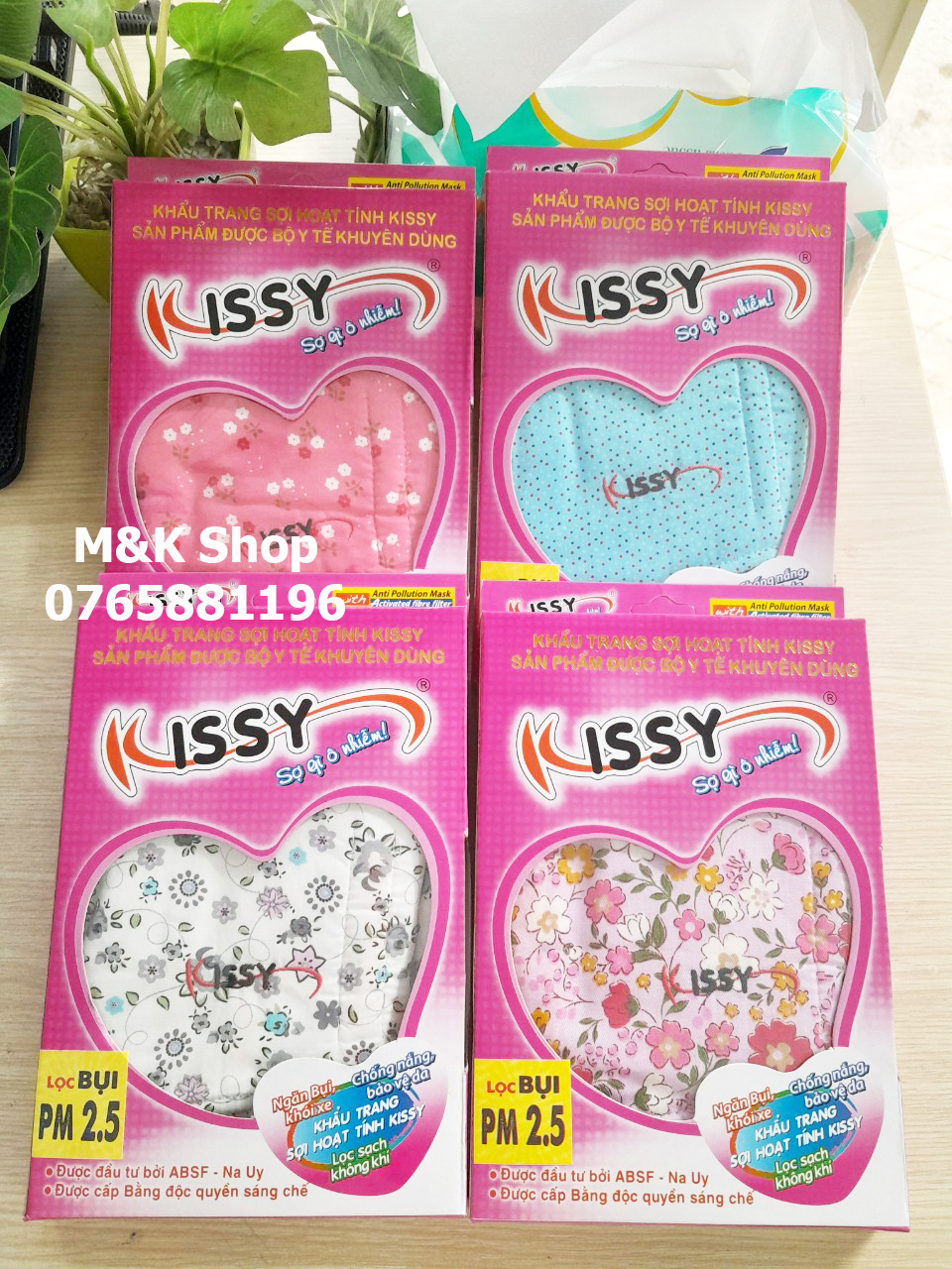 Khẩu trang vải Kissy che tai và cổ