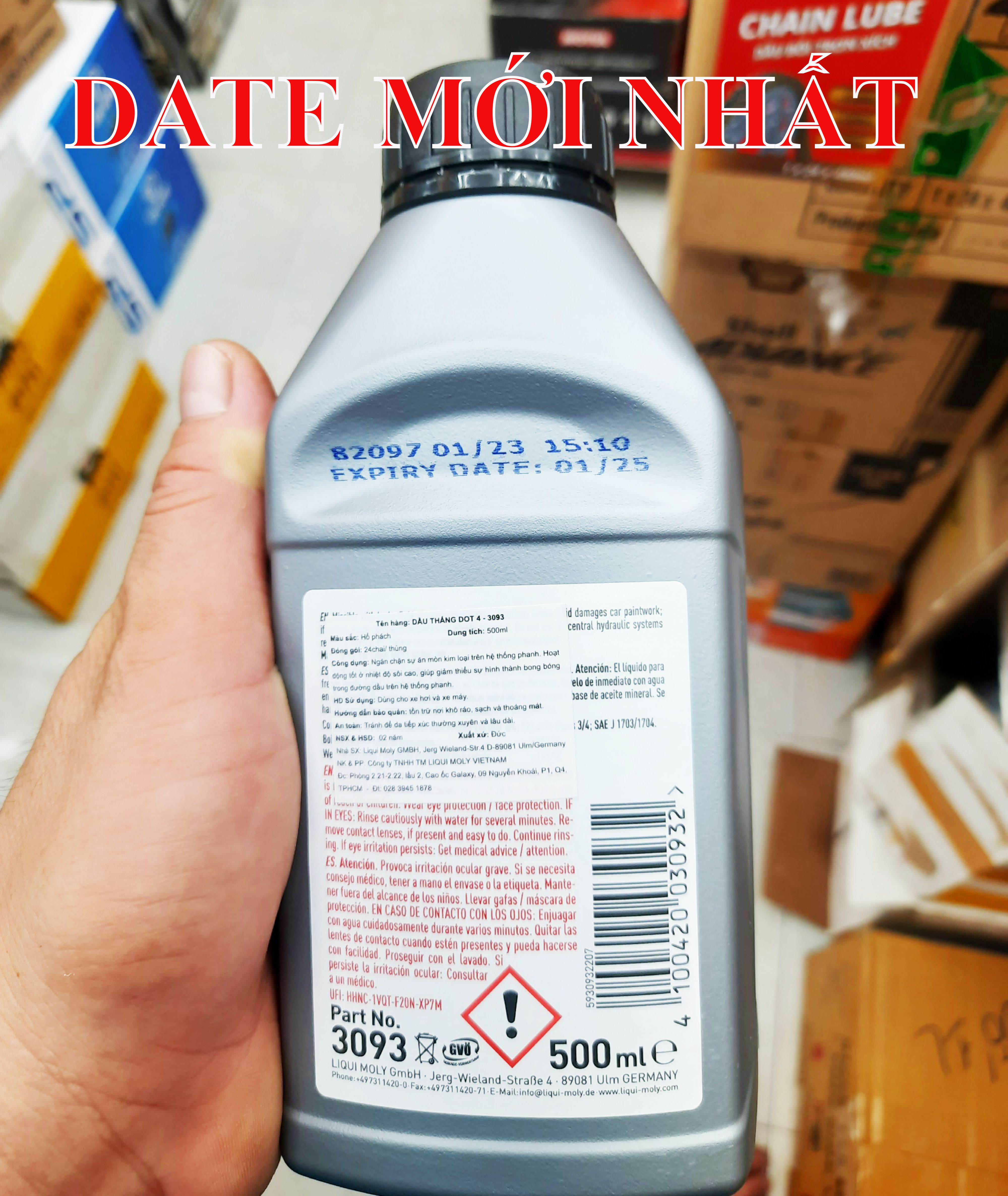 [HCM]DẦU THẮNG PHANH LIQUI MOLY DOT 4 500ML